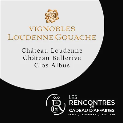 le Vignoble Loudenne Gouache présent aux Rencontres du Cadeau d'Affaires organisées par CEP-SOCOTIC et BUSINESS GIFTS France sur Paris, Rue du Faubourg Saint-Honoré le mardi 6 octobre de 18h à 22h