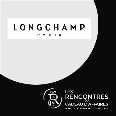  Longchamp, marque iconique, présente aux Rencontres du Cadeau d'Affaires organisées par CEP-SOCOTIC et BUSINESS GIFTS France sur Paris, Rue du Faubourg Saint-Honoré le mardi 6 octobre de 18h à 22h